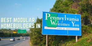 a sign along the highway that says Pennsylvania Welcomes You