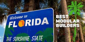 a highway sign that says Welcome to Florida with palm trees in the background
