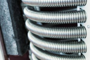 A closeup of energy transfer coils on an ERV